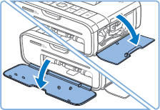 Load Ink and Paper Cassette in the SELPHY CP1200 Printer