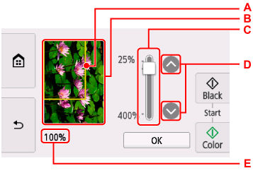 Displaying the Preview Screen for Copying - TR8620