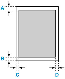 Print Area - Standard Sizes - PRO-300