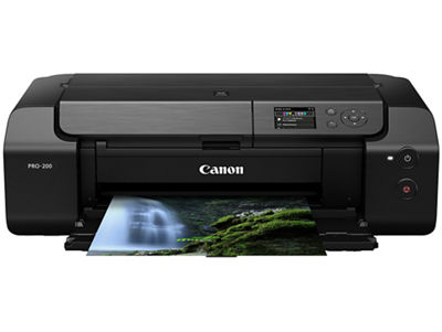 Canon PIXMA PRO-200 - Slant With Print