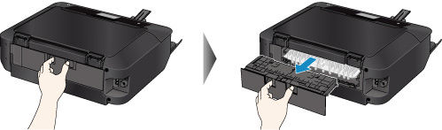 Paper Loaded in Cassette 1 is Jammed Because Paper Output Tray is ...