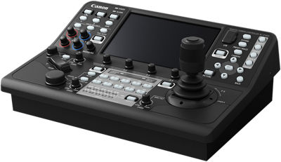 Canon RC‑IP1000 camera controller, angled view