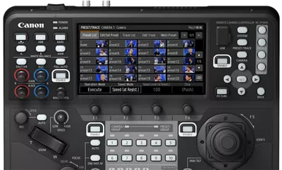 Preset and Trace Thumbnails