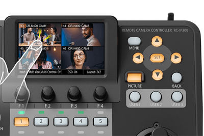 RC-IP300 - Touch Screen Example