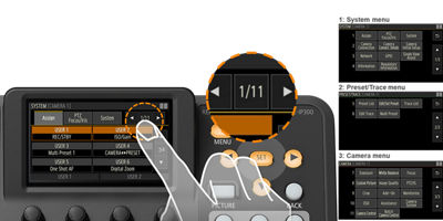 RC-IP300 - Menu Example