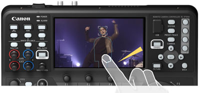 Touchscreen subject tracking with tap‑to‑select focus