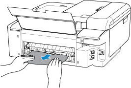 Removing Jammed Paper from the Rear Side - TR8620 / TR8620a / TR8622 ...