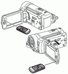 Using the wireless controller WL-D88 with the VIXIA HF10 and HF100  camcorders