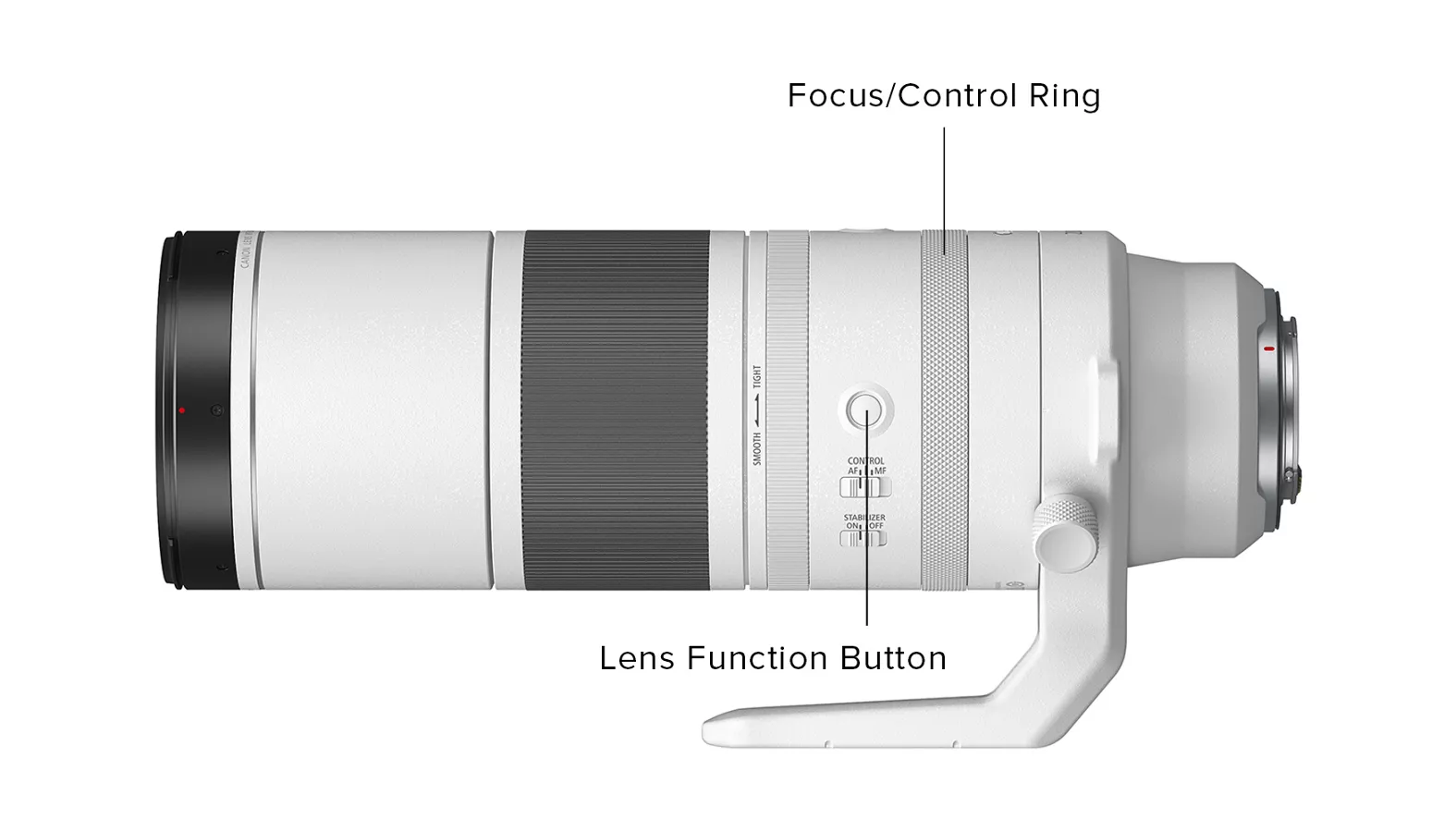 RF200-800mm F6.3-9 IS USM - Focus/Ring Ring Being Displayed