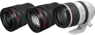 Group of F2.8 L Zoom Lenses