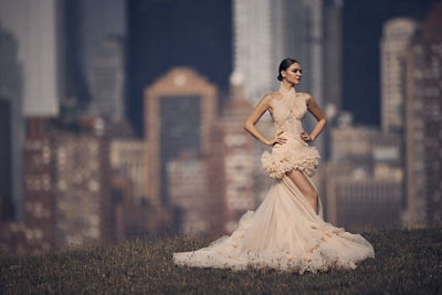 Person in White Dress