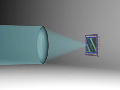 Microchip and a Lens