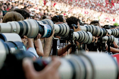 Multiple People with Cameras and RF Lenses