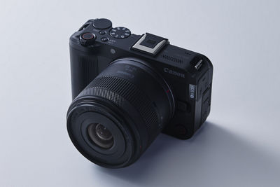 RF-S14-30mm F4-6.3 IS STM PZ Attached to a Camera
