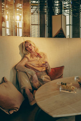 Person Sitting on a Couch