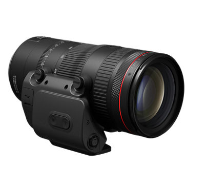 RF70-200mm F2.8 L IS USM Z - 3 Quarter View with Power Zoom Adapter