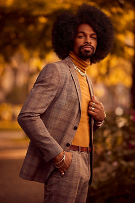 Model in a Brown Suit