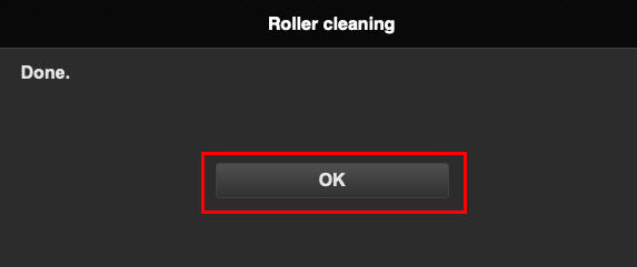 Cleaning the Paper Feed Roller from the Remote UI - iP8720