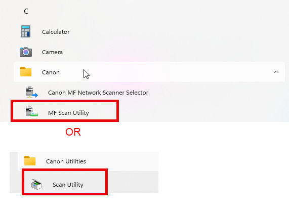 Scanning a Document (MF Scan Utility) - Windows 11