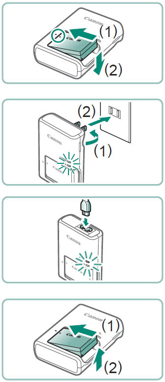 Charging the Battery Pack SX70HS