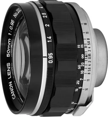 Canon 50mm f/0.95 "Dream Lens"