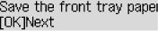 When this message appears, press the OK button