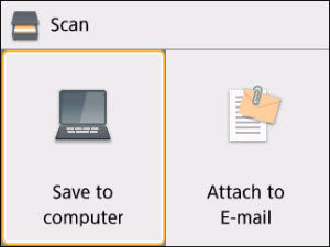 Scan From the Operation Panel - PIXMA TS5020 Printer