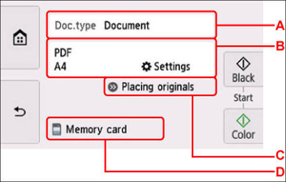 Scanning to a Memory Card - TR8620 / TR8620a /TR8622 / TR8622a