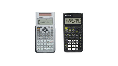 Two calculators side by side