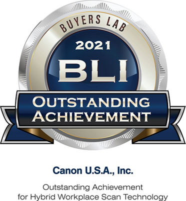 Canon U.S.A. Receives Eight Awards from Keypoint Intelligence, Including the BLI 2021 A4 Line of the Year and an Outstanding Achievement Award for Hybrid Workplace Scan Technology