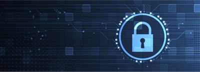 Image of lock on stylized background