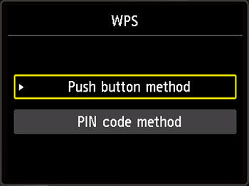 WPS Push Button Setup - MG5420 / MG5422