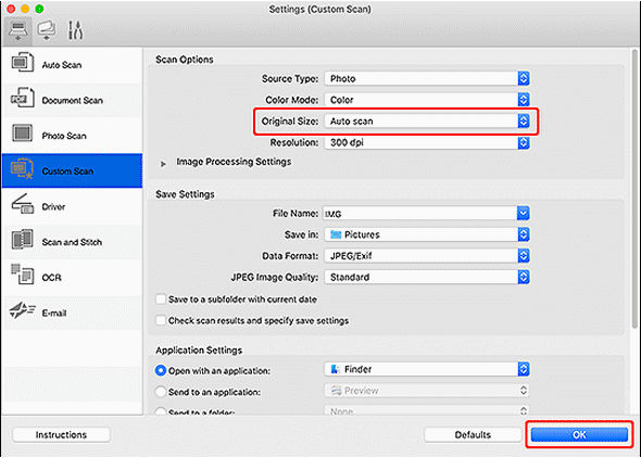 IJ Scan Utility Lite (macOS) - Scanning Multiple Originals at One Time ...