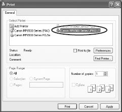 Printing a document from your computer-ICMF 6500