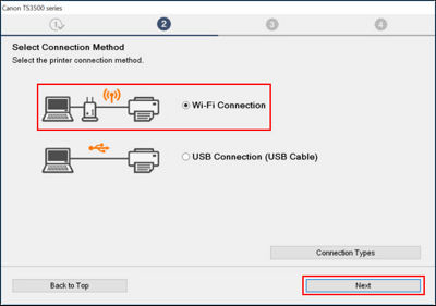 PIXMA TS3500 Series Wireless Setup Using A USB Cable - Windows