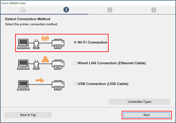 MAXIFY GX6020 Wireless Setup Using a USB Cable - Windows