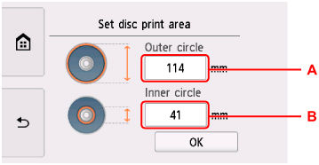 PictBridge Settings - TS8220