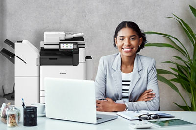 Woman in a law firm