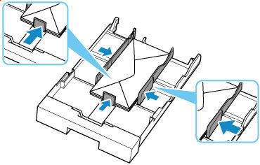 Move the paper guide and adjust the guides to edge of the paper stack