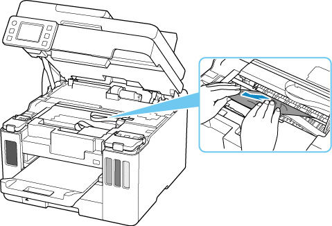 Paper is Jammed Inside the Printer - GX7020