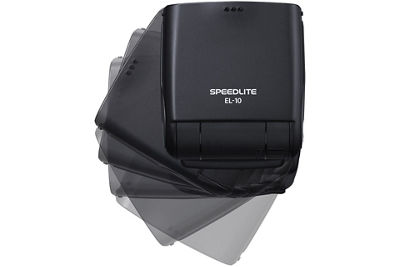 Speedlite EL-10 - Swiveling to the Left