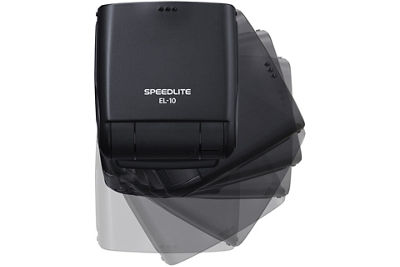Speedlite EL-10 - Swiveling to the Right