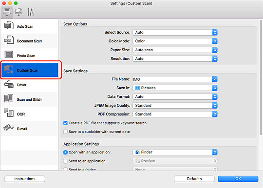 Scanning Multiple Originals at One Time - G6020 - Mac