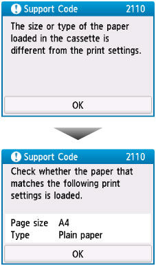 Support Code 2110 Appears - TS6020