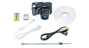 Kit contents PowerShot SX100 IS