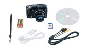 Kit contents PowerShot SX110 IS