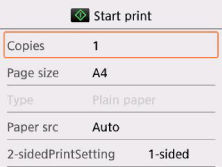 Printing Templates Such as Lined or Graph Paper - TS5120