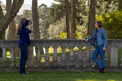 BTS portrait session with Laura