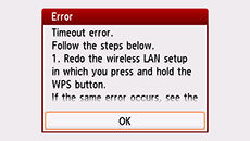 Troubleshooting WPS connection method - TS8120