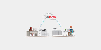 Home and Office illustration uniFLOW ONE